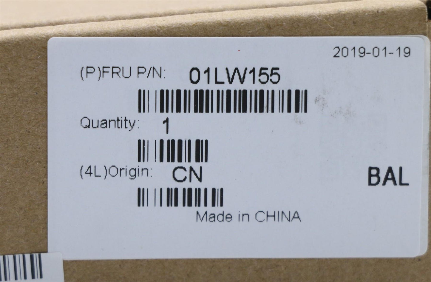 Lenovo FRU LCD bezel assy texture YINGLI 01LW155