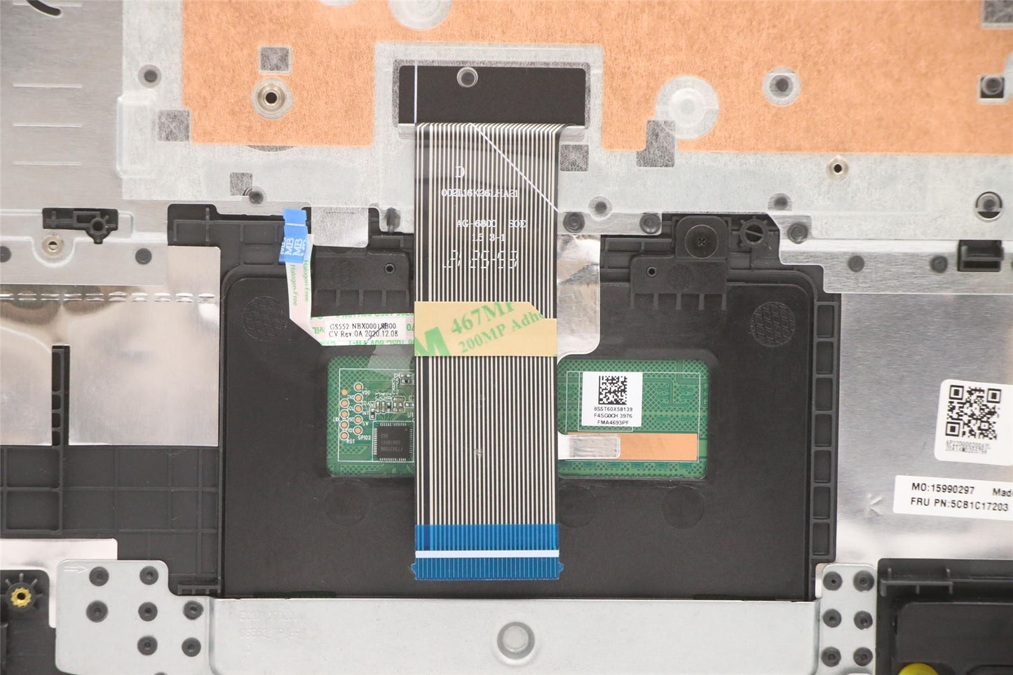 Lenovo Upper Case ASM_UKE L81X8 NFPBKDIS 5CB1C17203