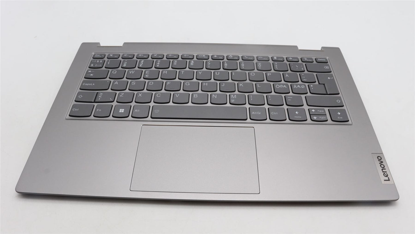 Lenovo Yoga 14s G3 IRU Palmrest Cover Touchpad Keyboard Nordic 5CB1L43742