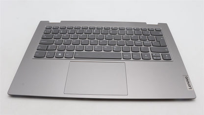 Lenovo Yoga 14s G3 IRU Palmrest Cover Touchpad Keyboard Nordic 5CB1L43742