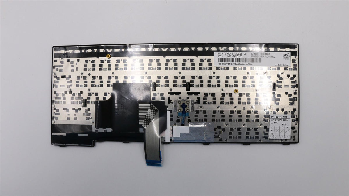 Lenovo ThinkPad E450 E460 E465 Keyboard Arabic Black 04X6106 04X6146 04X6186