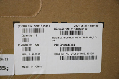Lenovo ThinkBook 14 G2 ITL Keyboard Palmrest Top Cover Czech Silver 5CB1B33803