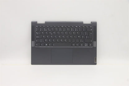 Lenovo IdeaPad 7-14ITL5 Palmrest Touchpad Cover Keyboard Belgian Grey 5CB1A16228