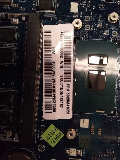 Lenovo IdeaPad 110-15ISK Motherboard Mainboard DIS intelI76500U 4G 5B20M41056