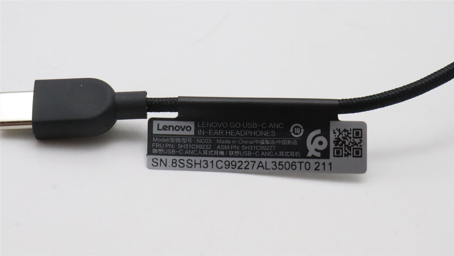 Lenovo Lenovo Go USB-C ANC earphone 5H31C99232