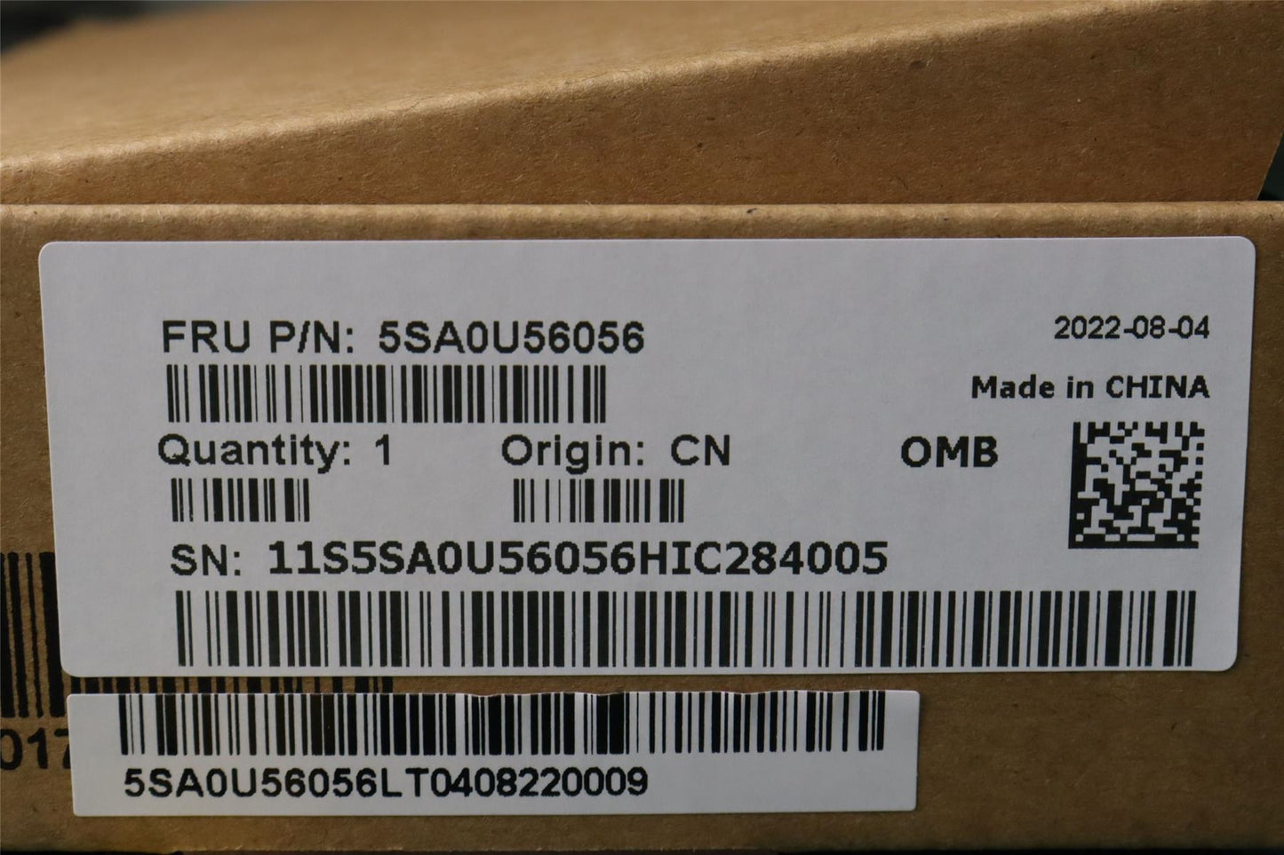 Lenovo ThinkStation P330 2nd Gen CPU Processor 5SA0U56056