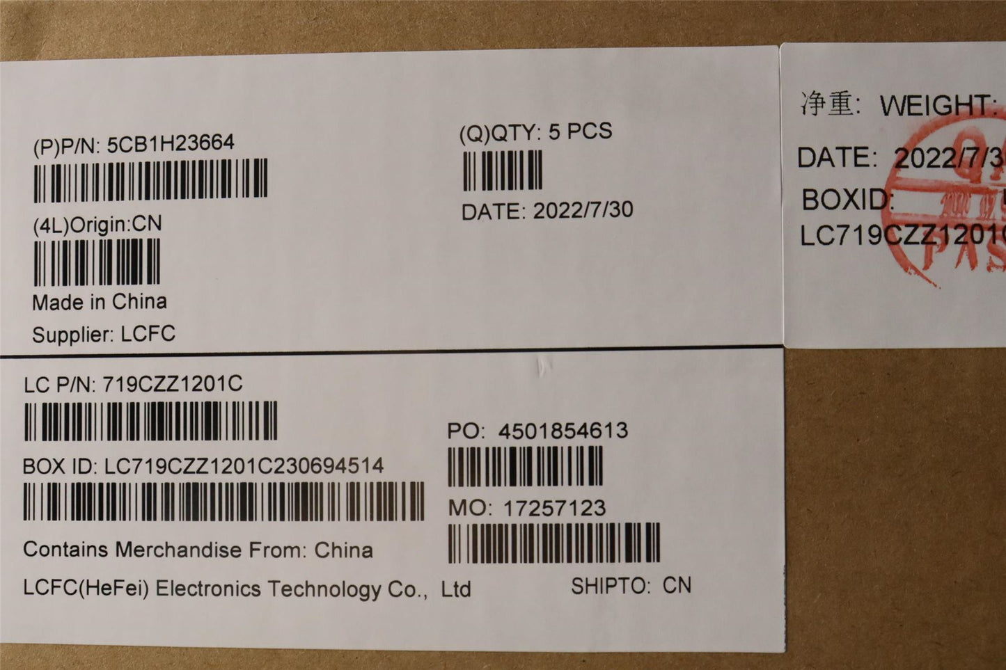 Lenovo 5 15IAH7 Palmrest Cover Touchpad Keyboard UK Storm Grey 5CB1H23664