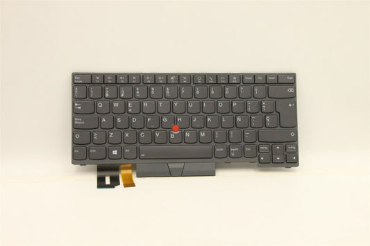 Lenovo ThinkPad T14 Gen 2 P14s Gen 2 Keyboard Spanish Black Backlit 5N21B08386