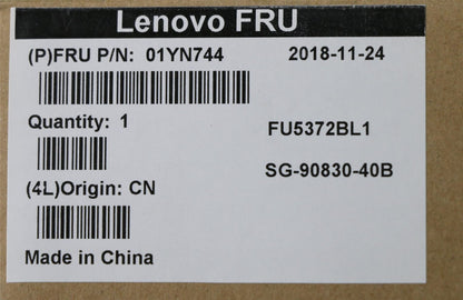 Genuine Lenovo 01YN744 FRU CM Keyboard  ASM w/Num Silver BL (Lite on) Bra