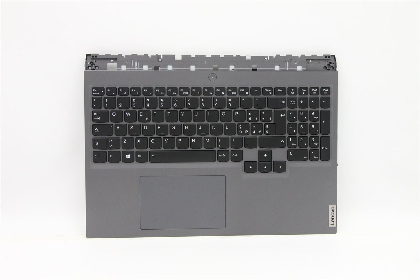 Lenovo Legion 5 16ITH6H Palmrest Cover Touchpad Keyboard Italian Grey 5CB1D05244