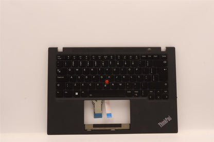 Lenovo ThinkPad T14s Gen 2 Keyboard Palmrest Top Cover Black Backlit 5M11A37515
