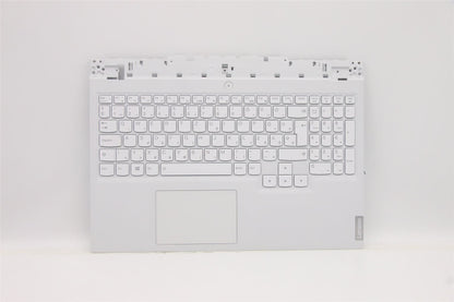 Lenovo 5 15ITH6H Palmrest Cover Touchpad Keyboard Hungarian Silver 5CB1D05101