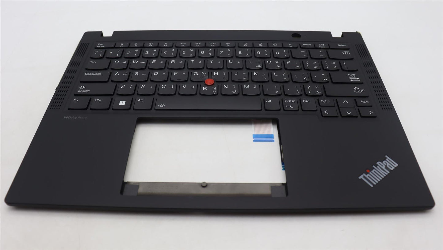Lenovo ThinkPad X13 Gen 4 Keyboard Palmrest Top Cover Arabic Black 5M11H94471