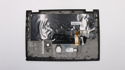 Lenovo Yoga X390 Keyboard Palmrest Top Cover US Black Backlit 02HL644