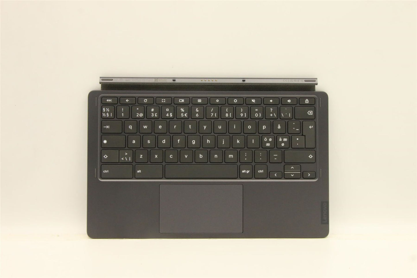 Lenovo Duet Duet 5 Chromebook 13Q7C6 Keyboard Palmrest Norwegian 5CB1E19879