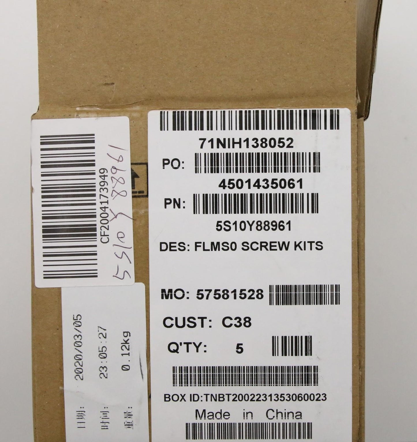 Lenovo IdeaPad 5-14ALC05 5-14ARE05 5-14IIL05 Screw Screws Set Kit 5S10Y88961