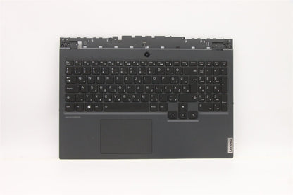 Lenovo 5 15IMH6 Palmrest Cover Touchpad Keyboard Hungarian Black 5CB1D12473