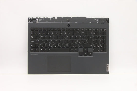 Lenovo 5 15IMH6 Palmrest Cover Touchpad Keyboard Hungarian Black 5CB1D12473