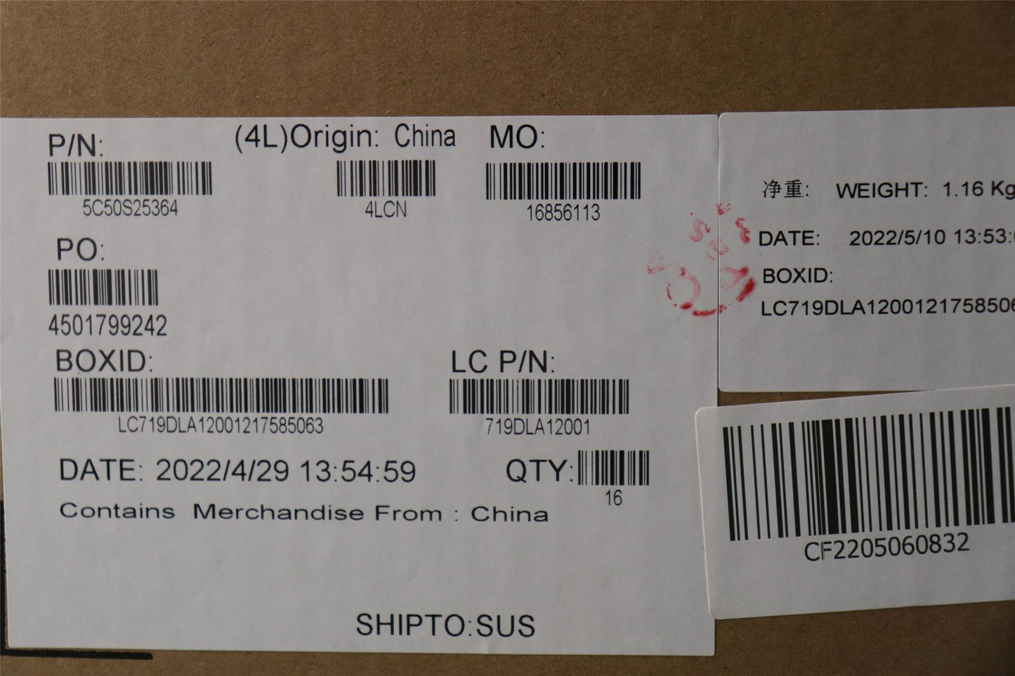 Lenovo V15 G3 IAP V15 G4 IRU USB-A Ethernet Button Board 5C50S25364