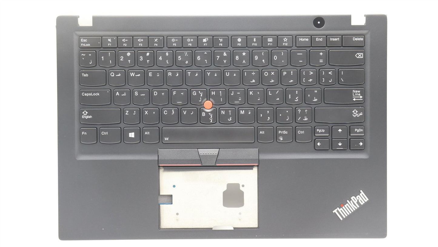 Lenovo ThinkPad T495s Keyboard Palmrest Top Cover Arabic Black 5M11A08774