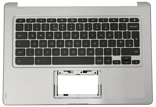 Acer Chromebook CB5-312T Palmrest Cover Keyboard UK Silver 6B.GHPN7.029