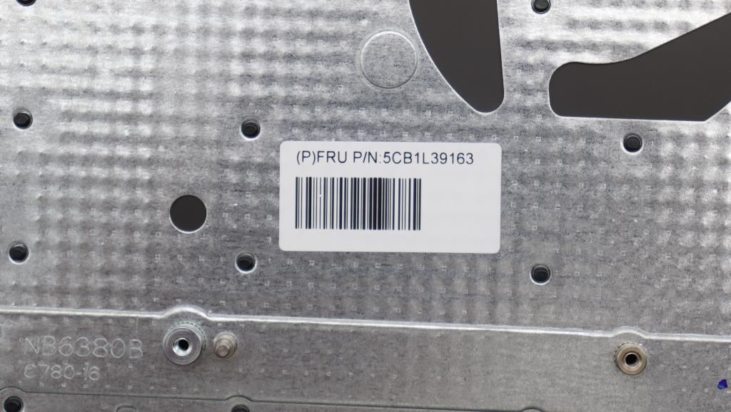Lenovo Upper Case ASM_NORDIC H82YNNFPARGY 5CB1L39163