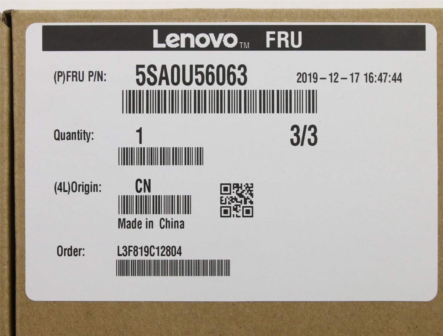 Lenovo ThinkStation P330 2nd Gen CPU Processor 5SA0U56063