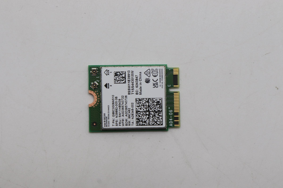 Lenovo WIRELESS Wireless,WLAN,INT,BE200 vPro WiFi WLAN Board 5W11H85439