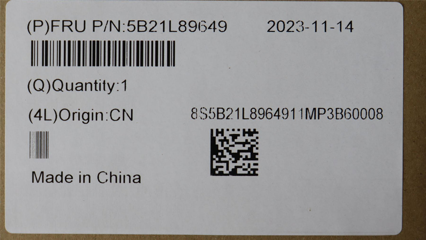 Lenovo C83DVI513450HX RTX30506G NOK RM 5B21L89649