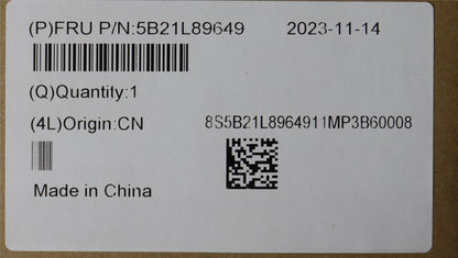 Lenovo C83DVI513450HX RTX30506G NOK RM 5B21L89649