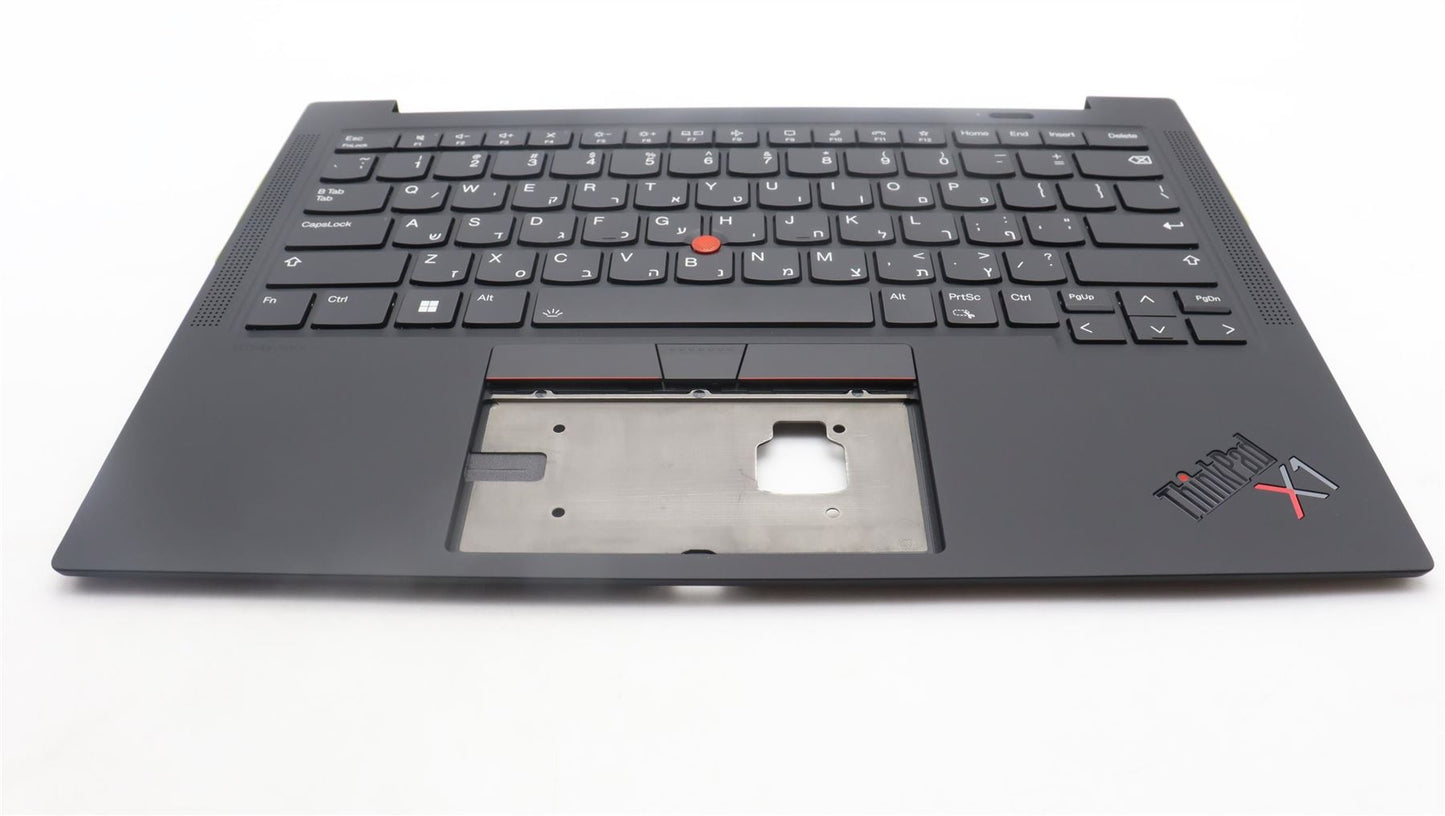 Lenovo ThinkPad X1 11th Gen Keyboard Palmrest Top Cover Hebrew Black 5M11H62789