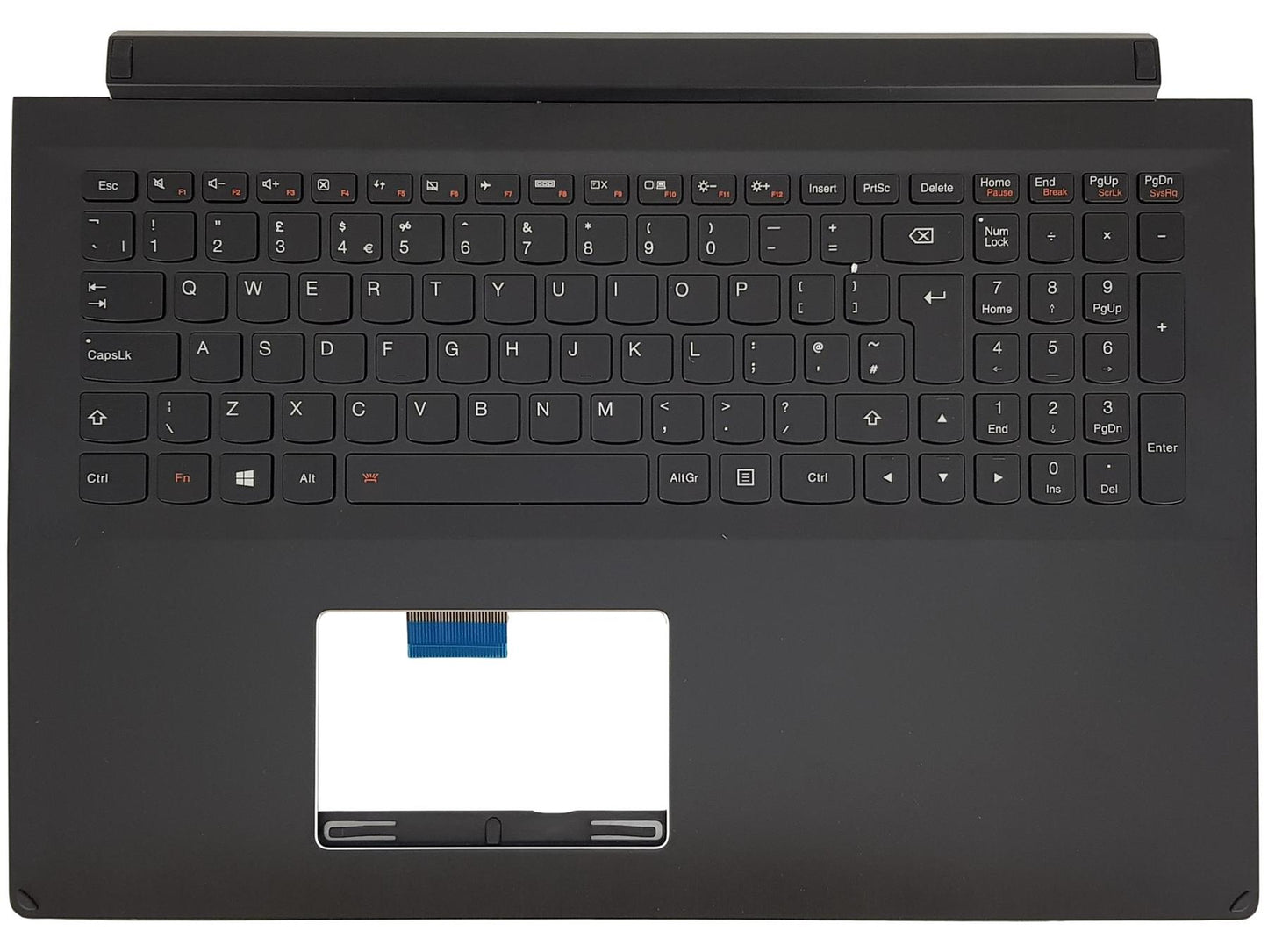 Lenovo Flex 2 Pro-15 Keyboard Palmrest UK Black Backlit 5CB0G91198