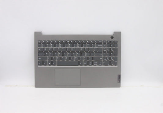 Lenovo ThinkBook 15 G2 ITL Palmrest Touchpad Cover Keyboard US Grey 5CB1B35084