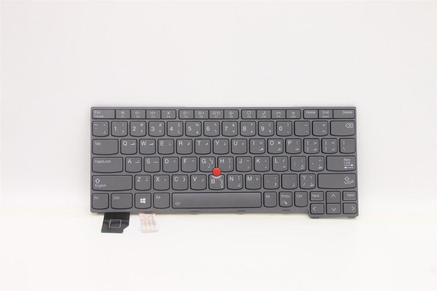 Lenovo ThinkPad X13 Gen 2 Keyboard Arabic Grey Backlit 5N21A21962