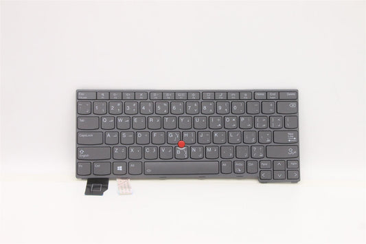 Lenovo ThinkPad X13 Gen 2 Keyboard Arabic Grey Backlit 5N21A21962