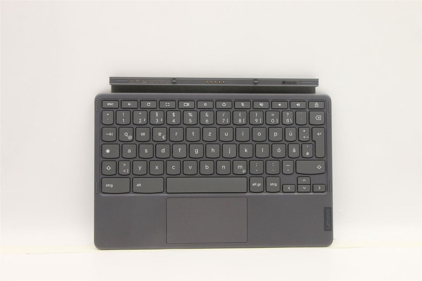 Lenovo Duet IP 3 11Q727 Dock Tastatur Handballenauflage Touchpad Deutsch Grau 5CB1H82604