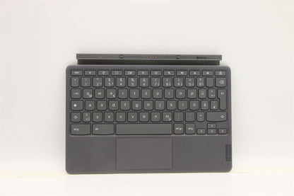 Lenovo Duet IP 3 11Q727 Dock Tastatur Handballenauflage Touchpad Deutsch Grau 5CB1H82604