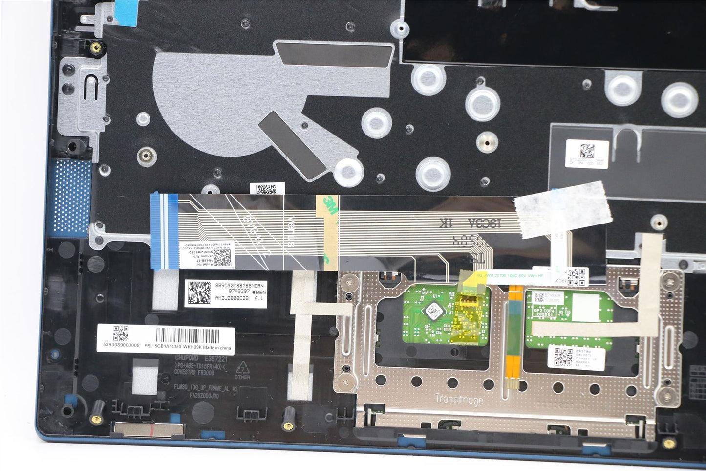 Lenovo IdeaPad 5-14ARE05 Keyboard Palmrest Top Cover Italian Black 5CB1A14150