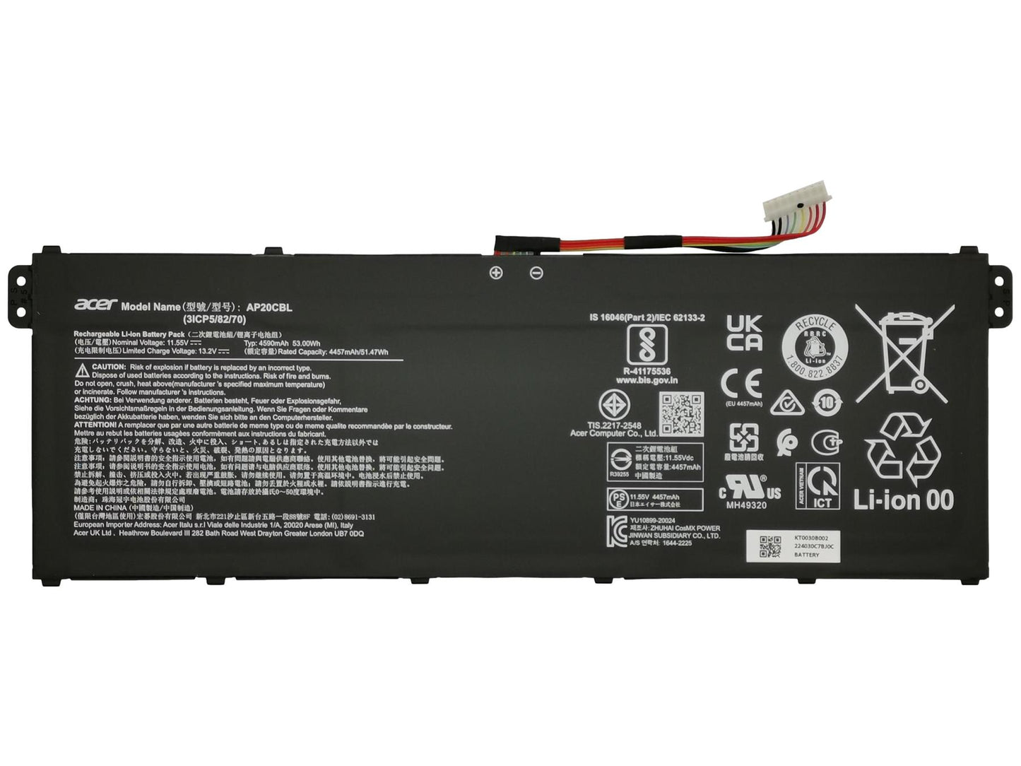 Acer Aspire A315-56 A315-58 A315-58G A315-59 A514-55 Battery KT.0030B.002