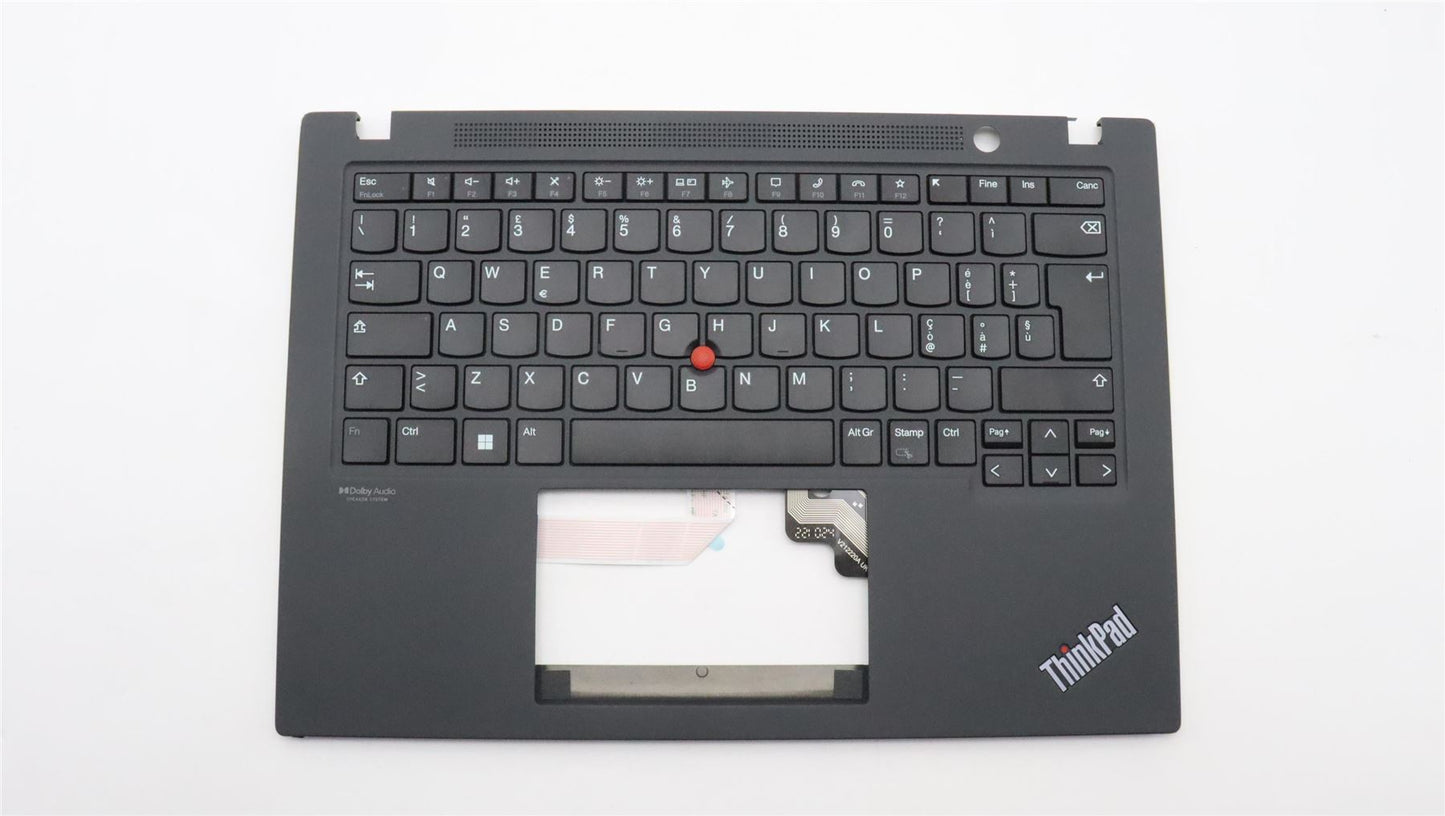 Lenovo ThinkPad T14s 3 Keyboard Palmrest Top Cover Italian Black 5M11G26980