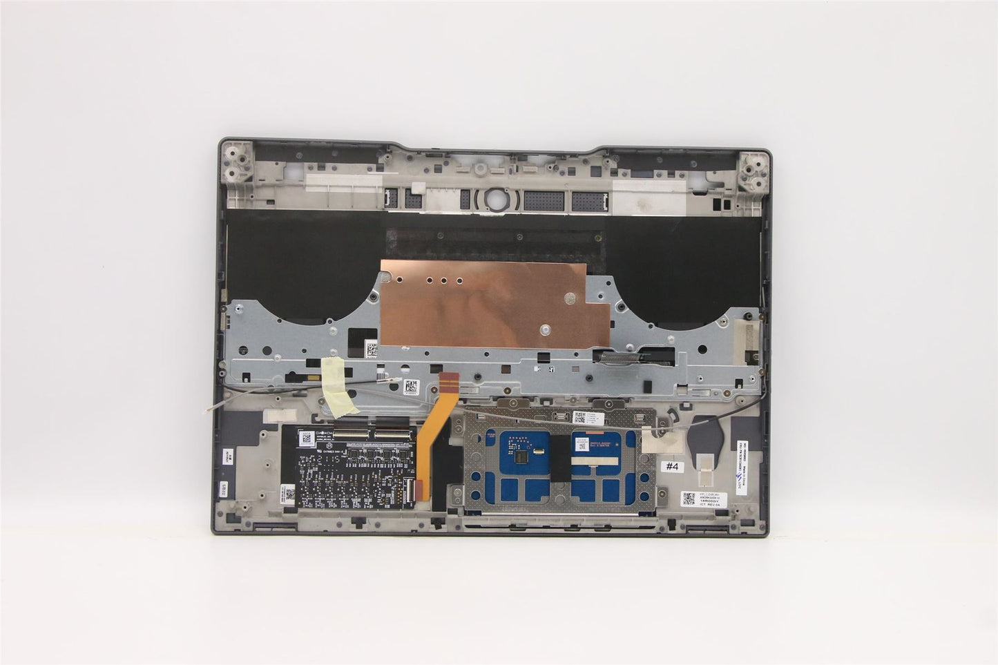 Lenovo S7 15ACH6 Palmrest Cover Touchpad Keyboard Switzerland Grey 5CB1C94081