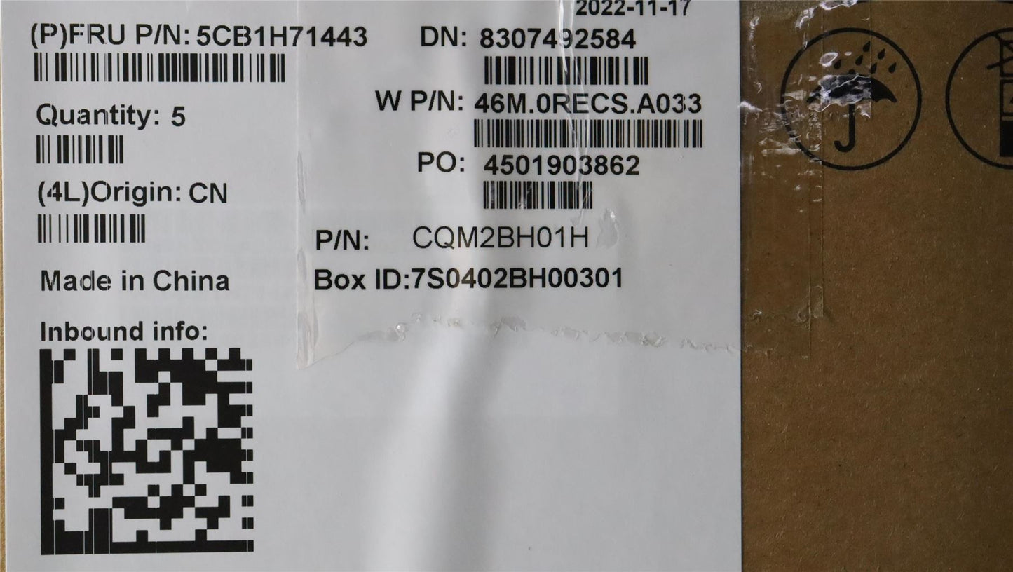 Lenovo Upper Case ASM_BEL W 82R9 SG BL 5CB1H71443