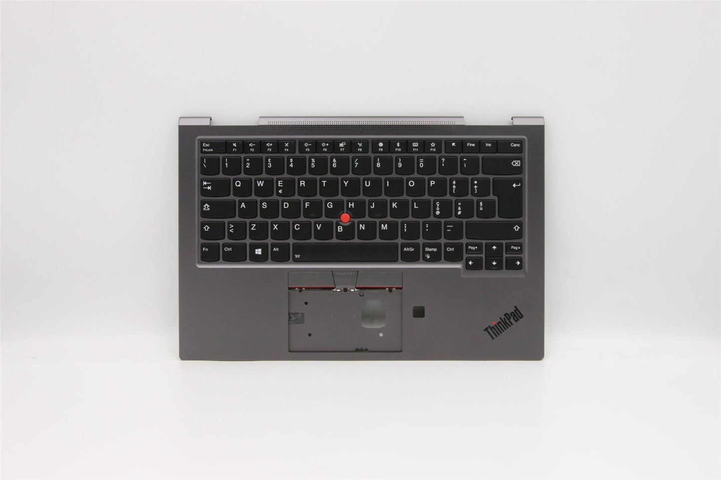 Lenovo Yoga X1 4th Gen Keyboard Palmrest Top Cover Italian Grey 5M10V24856