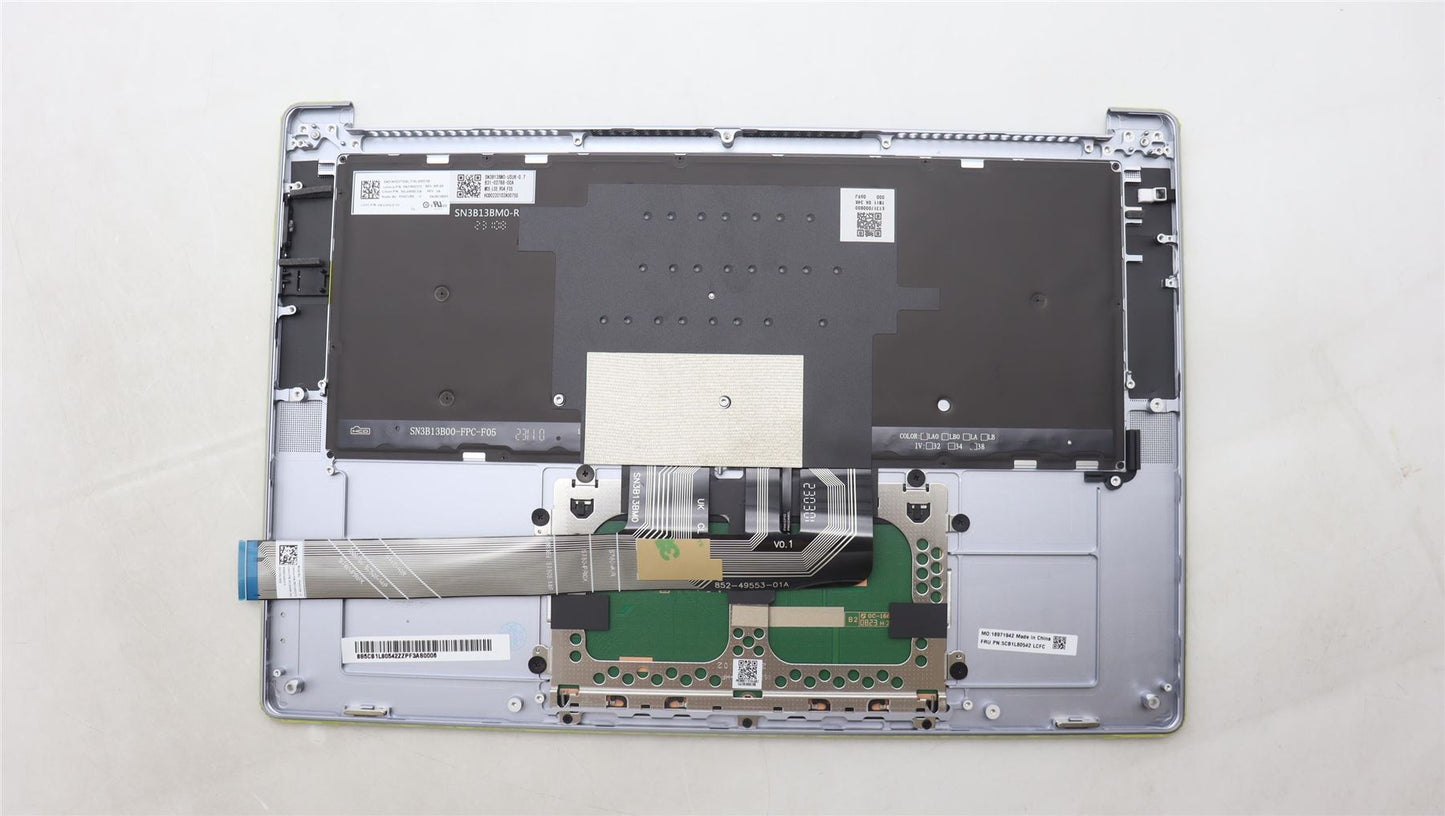 Lenovo Yoga 7 14APU8 Palmrest Cover Touchpad Keyboard Italian 5CB1L80542
