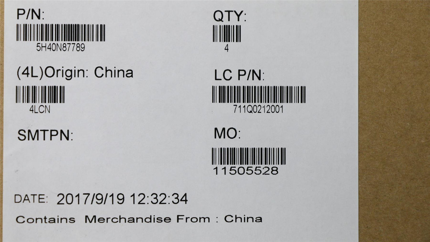 Lenovo 5H40N87789 THERMAL MODULE DIS GT3 L80XG