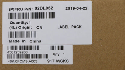 Lenovo LABEL Kylo-2 FRU GEO Label Kit Silver 02DL952