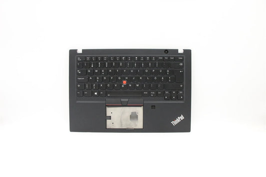 Lenovo ThinkPad T495s Keyboard Palmrest Top Cover Estonian Black 5M11A08497