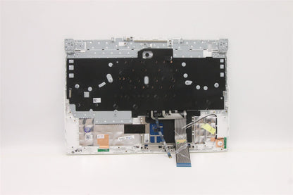 Lenovo 5 15ITH6 Palmrest Cover Touchpad Keyboard Belgian Silver 5CB1D12356