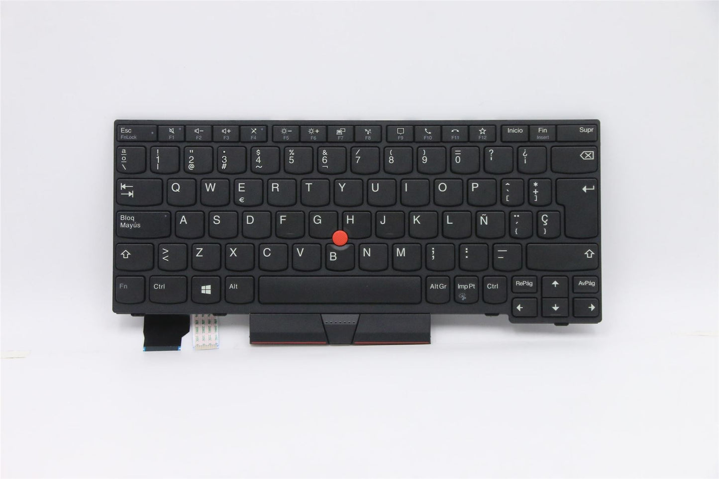 Lenovo ThinkPad L13 2 X13 Keyboard Spanish Black 5N20V43010