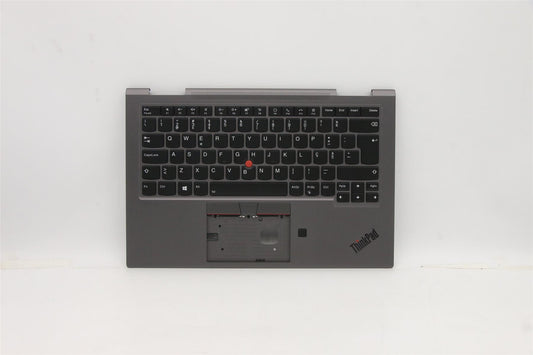Lenovo ThinkPad X1 5th Gen Keyboard Palmrest Top Cover Portuguese 5M10Z37116